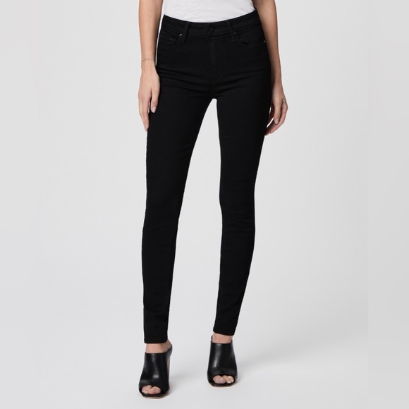 PAIGE Hoxton Ultra Skinny - Black Shadow - Picture 2 of 9